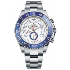 Replica Rolex Yacht-Master II White Dial Men‘s Watch M116680-0002