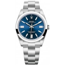 Replica Rolex Oyster Perpetual 41 Blue Dial Steel Men‘s Watch M124300-0003