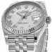 Replica Rolex Datejust 36 Steel &White Gold White Roman Dial Women‘s Watch M126234-0025