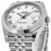 Replica Rolex Datejust 41 White Roman Jubilee Band Men‘s Watch M126300-0016