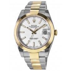 Replica Rolex Datejust 41 Gold &Steel White Dial Men‘s Watch M126303-0015 Replica Rolex Datejust 41 Gold &Steel White Dial Men‘s Watch M126303-0015