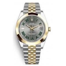 Replica Rolex Datejust 41 Steel &Yellow Gold Slate Grey Dial Men‘s Watch M126303-0020