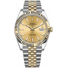 Replica Rolex Datejust 41 Champagne Dial Men‘s Watch M126333-0010