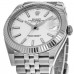 Replica Rolex Datejust 41 Steel &White Gold White Dial Jubilee Bracelet Men‘s Watch M126334-0010