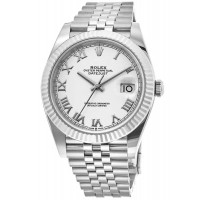 Replica Rolex Datejust 41 White Roman Dial Men‘s Watch M126334-0024 Replica Rolex Datejust 41 White Roman Dial Men‘s Watch M126334-0024