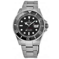 Replica Rolex Sea-Dweller 43mm Black Dial Oystersteel Men‘s Watch M126600-0001