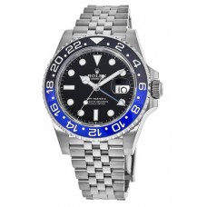 Replica Rolex GMT Master ll Batman (Batgirl) Jubilee Bracelet Men‘s Watch M126710BLNR-0002