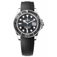 Replica Rolex Yacht-Master 42 Falcon‘s Eye Dial 18kt White Gold Oysterflex Men‘s Watch M226659-0004