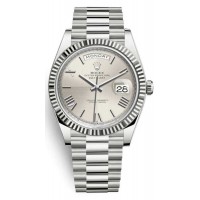 Replica Rolex Day-Date 40 Silver Dial Men‘s Watch M228239-0006&