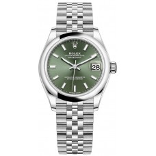 Replica Rolex Datejust 31 Mint Green Dial Women‘s Watch M278240-0012