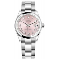 Replica Rolex Datejust 31 Pink Roman Dial Women‘s Watch M278240-0013