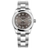 Replica Rolex Datejust 31 Dark Grey Roman Dial Women‘s Watch M278240-0015