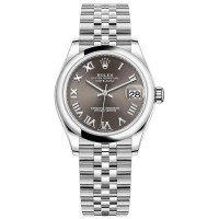 Replica Rolex Datejust 31 Dark Grey Roman Dial Women‘s Watch M278240-0016