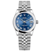 Replica Rolex Datejust 31 Blue Roman Dial Women‘s Watch M278240-0018