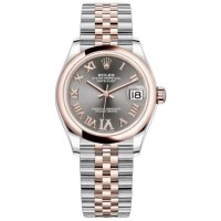 Replica Rolex Datejust 31 Slate Pave Roman Dial Women‘s Watch M278241-0030