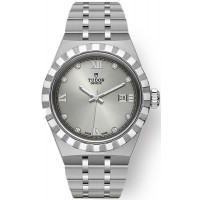Replica Tudor Royal Silver Diamond Dial Unisex Watch M28300-0002