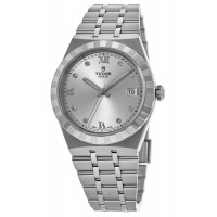 Replica Tudor Royal Silver Dimond Dial Unisex Watch M28500-0002