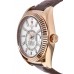 Replica Rolex Sky-Dweller White Dial 18kt Everose Gold Men‘s Watch M326135-0006-SD