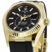 Replica Rolex Sky-Dweller 42mm 18kt Yellow Gold Black Dial Rubber Strap Men‘s Watch M326238-0009