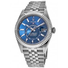Replica Rolex Sky-Dweller Steel Blue Dial Jubilee Band Men‘s Watch M326934-0004
