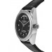 Replica Tudor Glamour Date&amp;Day Black Diamond-Set Dial Black Leather Unisex Watch M56000-0083