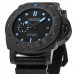 Replica Panerai Submersible 42MM Carbotech? Black Dial Rubber Strap Men‘s Watch PAM00960