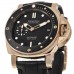 Replica Panerai Submersible 42MM 18kt Rose Gold Case Men‘s Watch PAM00974