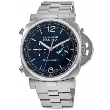 Replica Panerai Luminor Chrono Automatic 44mm Blue Dial Steel Men‘s Watch PAM01110 Replica Panerai Luminor Chrono Automatic 44mm Blue Dial Steel Men‘s Watch PAM01110