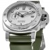 Replica Panerai Submersible QuarantaQuattro Bianco White Dial Rubber Men‘s Watch PAM01226