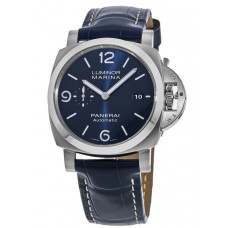 Replica Panerai Luminor Marina Automatic 44mm Blue Dial Men‘s Watch PAM01313
