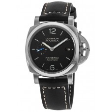 Replica Panerai Luminor Marina Automatic Acciaio 42mm Black Dial Men‘s Watch PAM02392