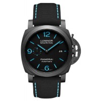 Replica Panerai Luminor Marina Black Dial Nylon Strap Men‘s Watch PAM02661