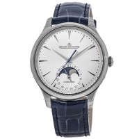 Replica Jaeger LeCoultre Master Ultra Thin Moon Silver Dial Men‘s Watch Q1248420