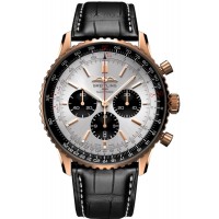 Replica Breitling Navitimer B01 Chronograph 46 18kt Rose Gold Men‘s Watch RB0137241G1P1