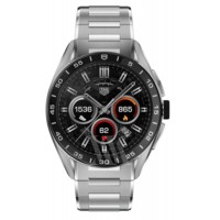 Replica Tag Heuer Connected Calibre E4 - 45mm Black Dial Steel Men‘s Watch SBR8A10.BA0616