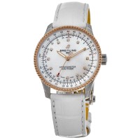Replica Breitling Navitimer Automatic 35 Mother of Pearl Diamond Dial Women‘s Watch U17395211A1P4