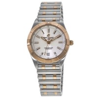 Replica Breitling Chronomat Quartz 32 White Diamond Dial Rose Gold &Steel Women‘s Watch U77310101A1U1