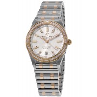 Replica Breitling Chronomat Quartz 32 Rose Gold &Steel Diamond Women‘s Watch U77310591A1U1