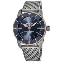 Replica Breitling Superocean Heritage 42 Blue Dial Rose Gold &Steel Men‘s Watch UB2010161C1A1