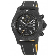 Replica Breitling Avenger Chronograph 45 Night Mission Black Dial Black Men‘s Watch V13317101B1X1