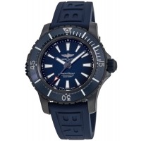 Replica Breitling Superocean Automatic 48 Blue Dial Blue Rubber Strap Men‘s Watch V17369161C1S1