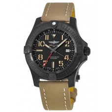 Replica Breitling Avenger Automatic GMT 45 Night Mission Black Dial Sand Men‘s Watch V32395101B1X1