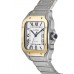 Replica Cartier Santos De Cartier Silver Dial Men‘s Watch W2SA0009