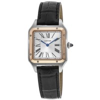 Replica Cartier Santos Dumont Large Steel Men‘s Watch W2SA0011