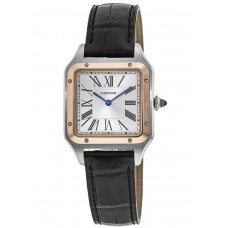 Replica Cartier Santos Dumont Large Steel Men‘s Watch W2SA0011