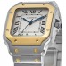 Replica Cartier Santos De Cartier Medium Yellow Gold and Men‘s Watch W2SA0016