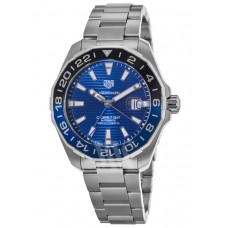 Replica Tag Heuer Aquaracer 300M Automatic GMT Blue Dial Steel Men‘s Watch WAY201T.BA0927