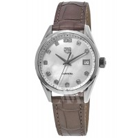 Replica Tag Heuer Carrera Quartz Diamond Dial Taupe Women‘s Watch WBK1318.FC8258