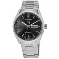 Replica Tag Heuer Carrera Calibre 5 Day-Date Black Dial Steel Men‘s Watch WBN2010.BA0640