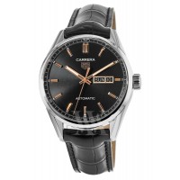 Replica Tag Heuer Carrera Calibre 5 Day-Date Black Dial Men‘s Watch WBN2013.FC6503